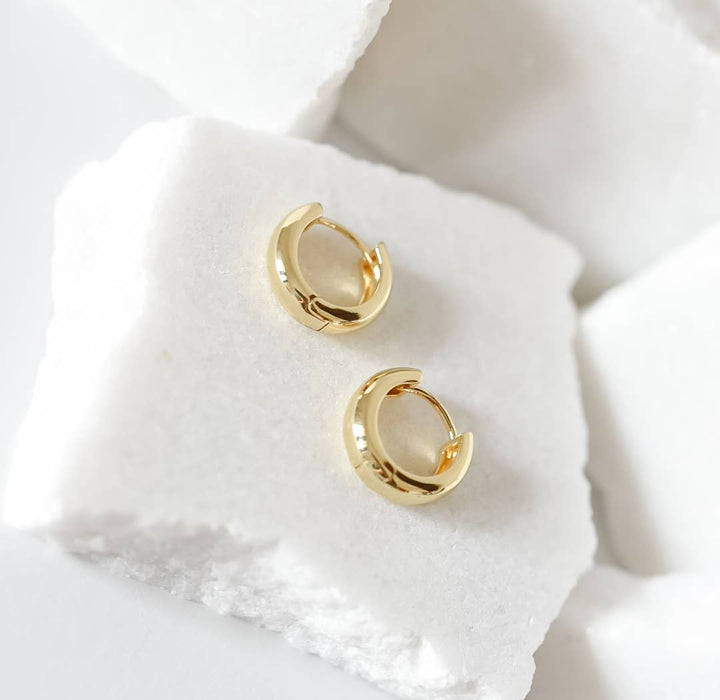 Gold Chunky Hoops