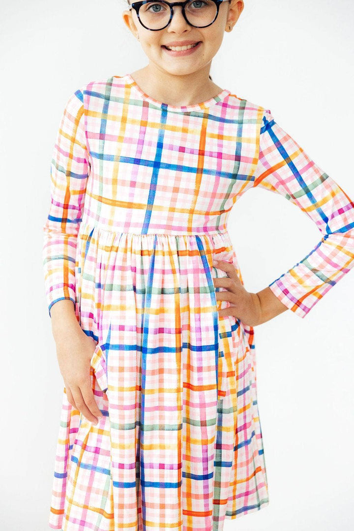 L/S Pocket Twirl Dress