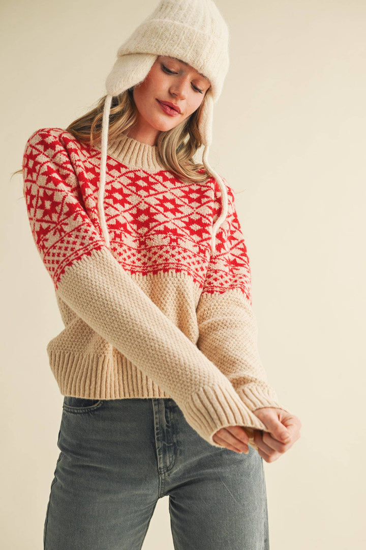 Winter Geo Sweater