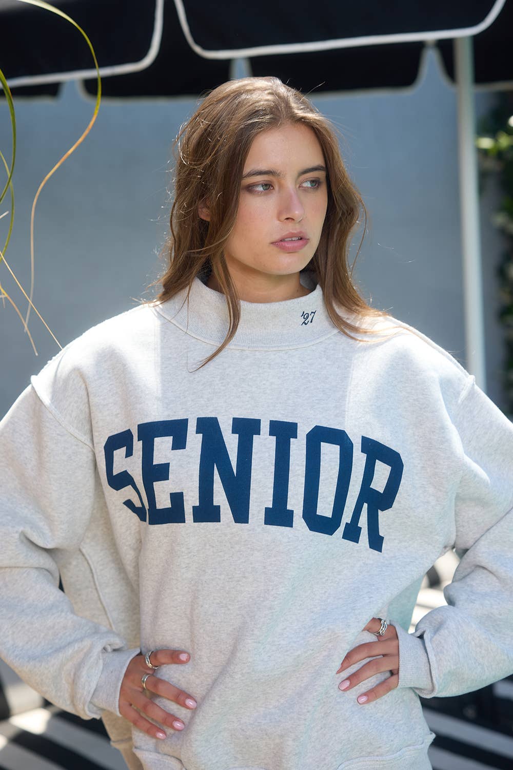 SENIOR' Reversible Mock-Neck Sweatshirt