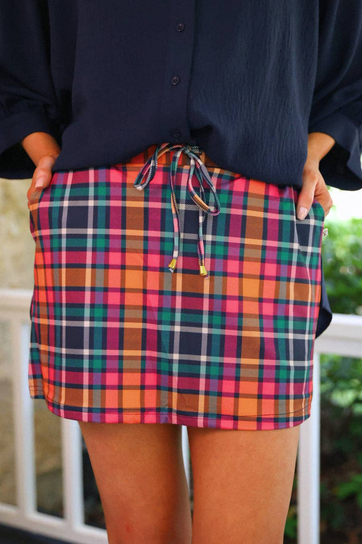 Patterned in Plaid Skort