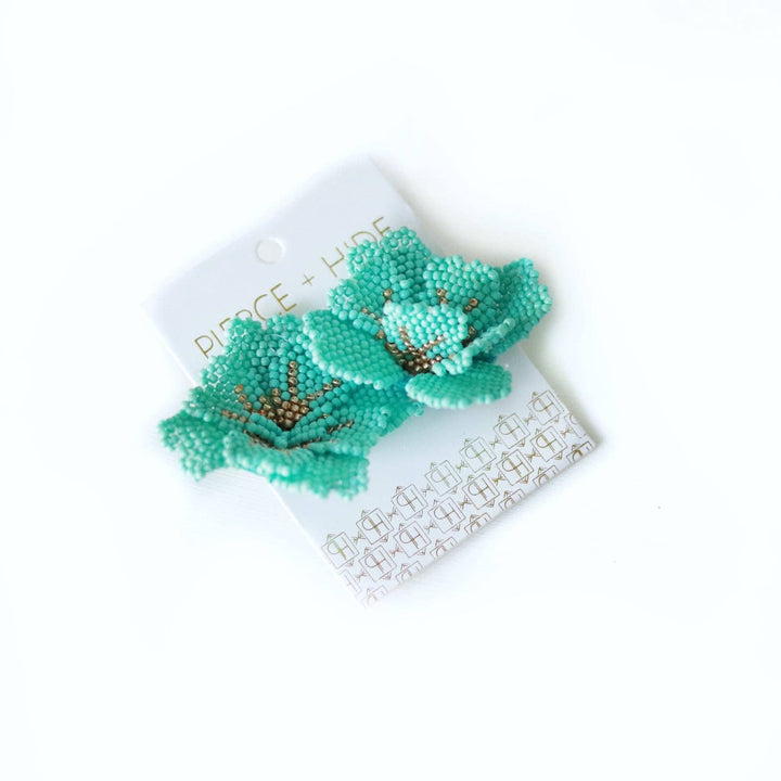 Beaded Blossom Earring