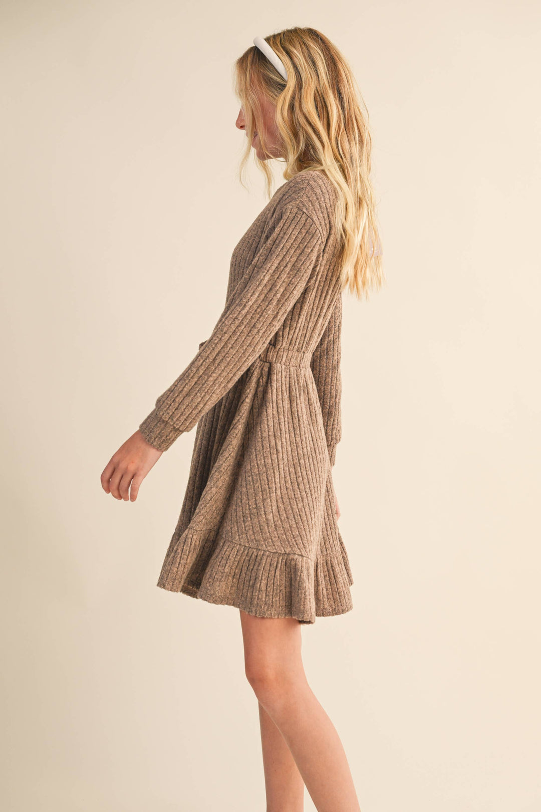 GIRLS HACCI LONG SLEEVE DRESS