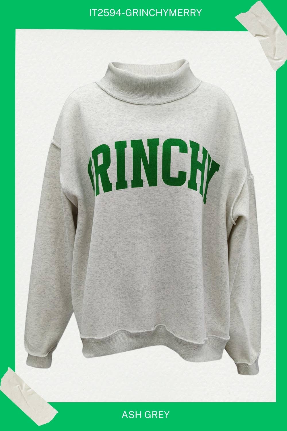 GRINCHY & MERRY' Reversible Sweatshirt