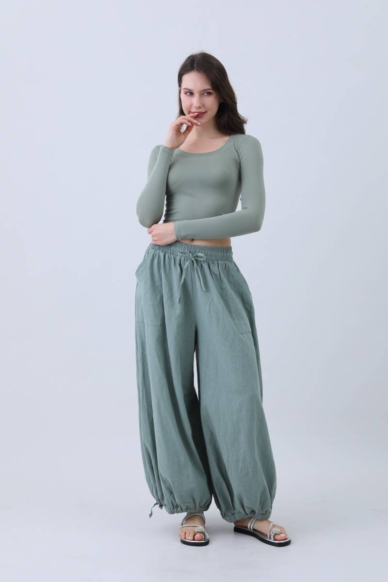 Long Sleeve Crop Top