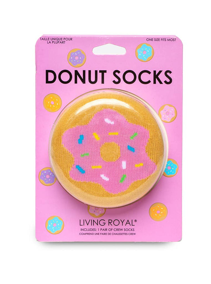 3D Packaged Donut Socks