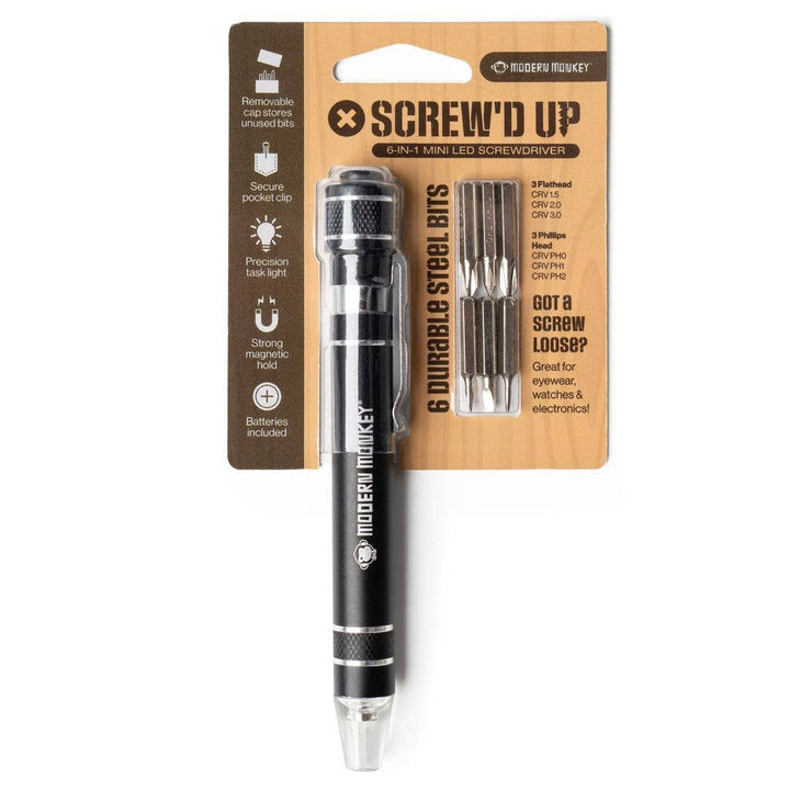 6-in-1 Mini LED Screwdriver