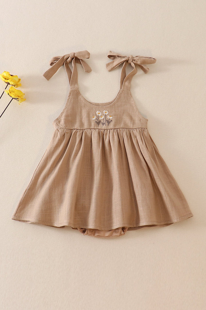 Daisy Embroidered Bubble Dress