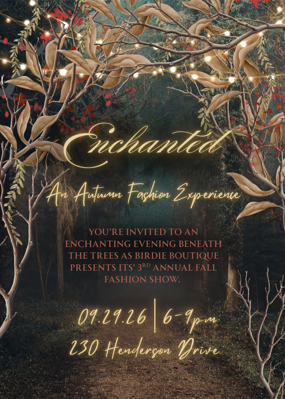 Fall Fashion Show Ticket