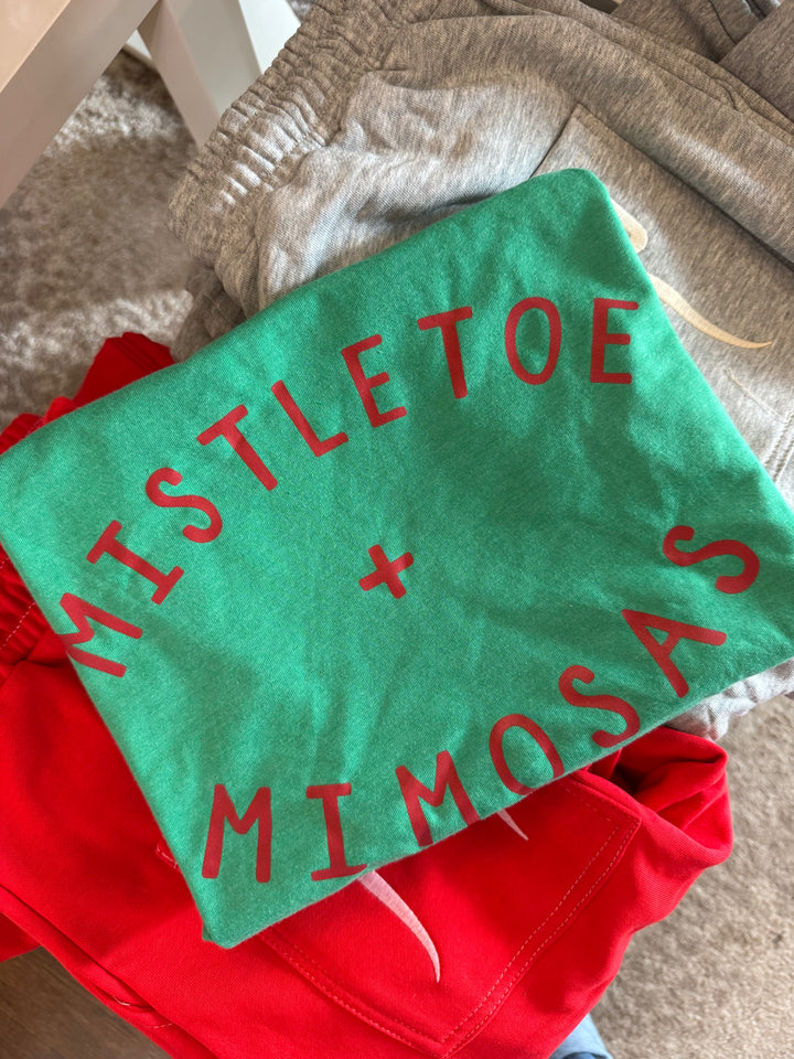 Mistletoes and Mimosas T Shirt