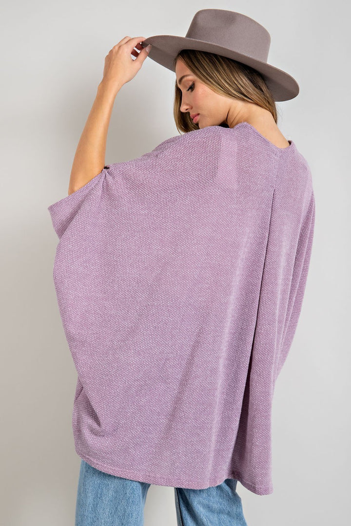 Lavender Dolman Cardigan