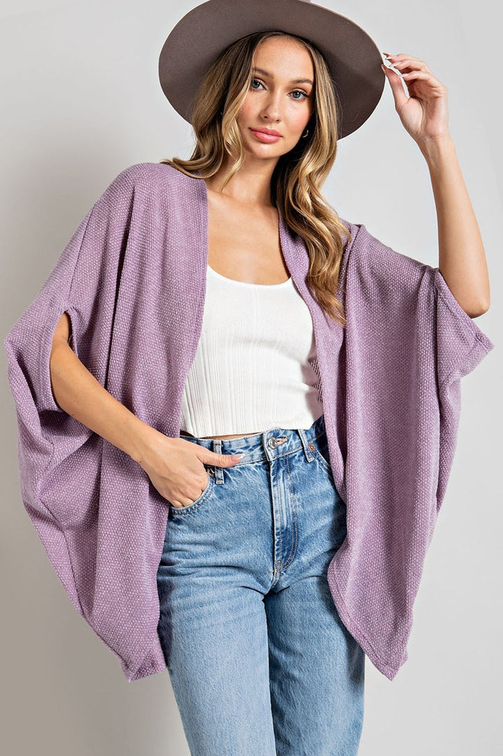 Lavender Dolman Cardigan