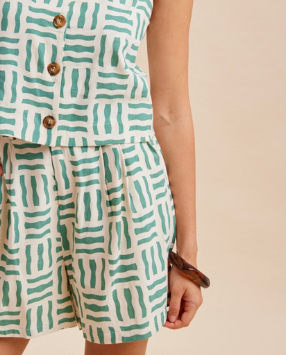 Vest & Bermuda Shorts Set