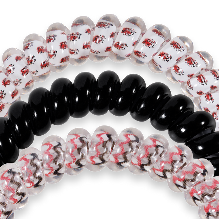 Spiral Hair Coils | Small | Go Cocks! Hair Ties