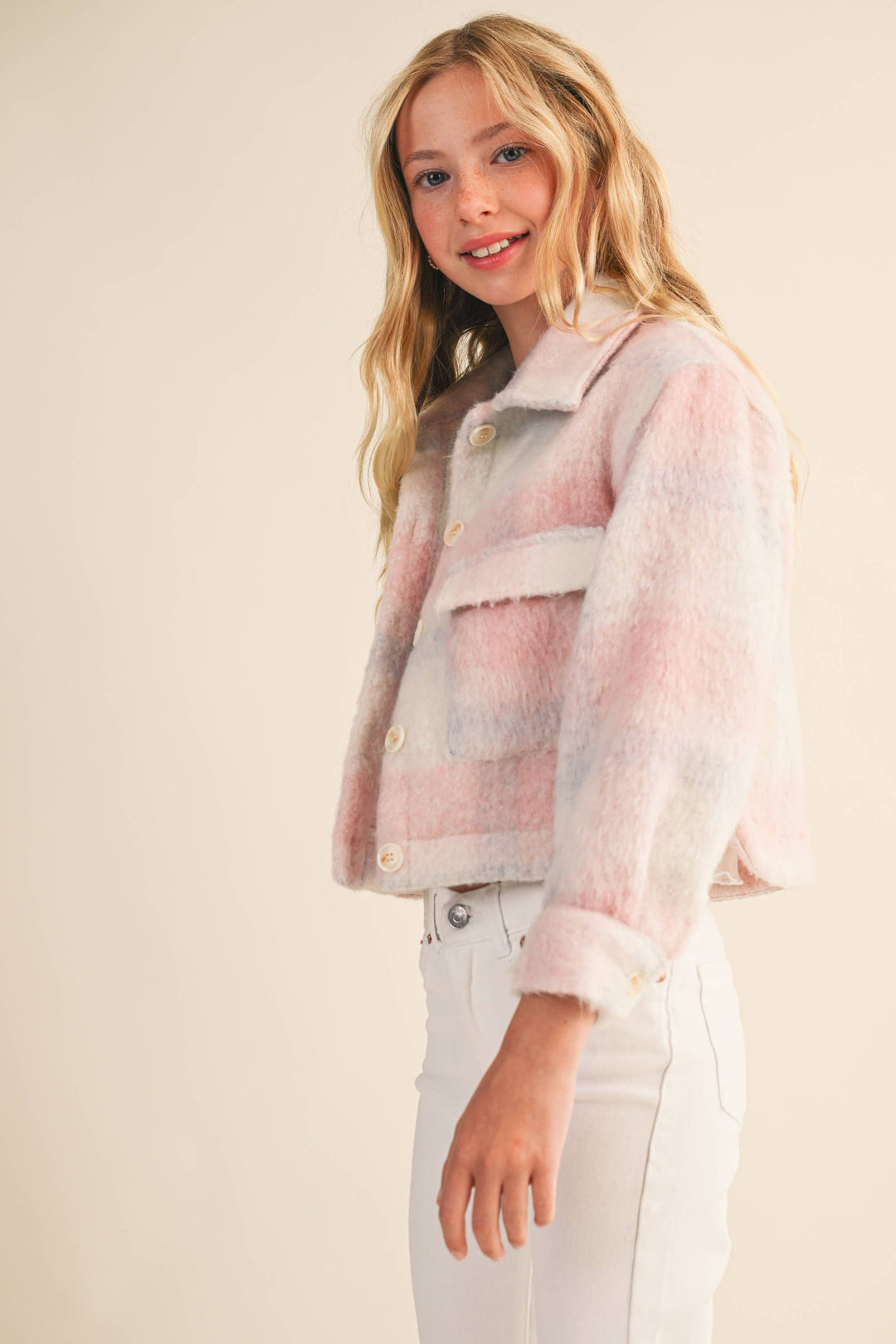 GIRLS CROPPED JACKET