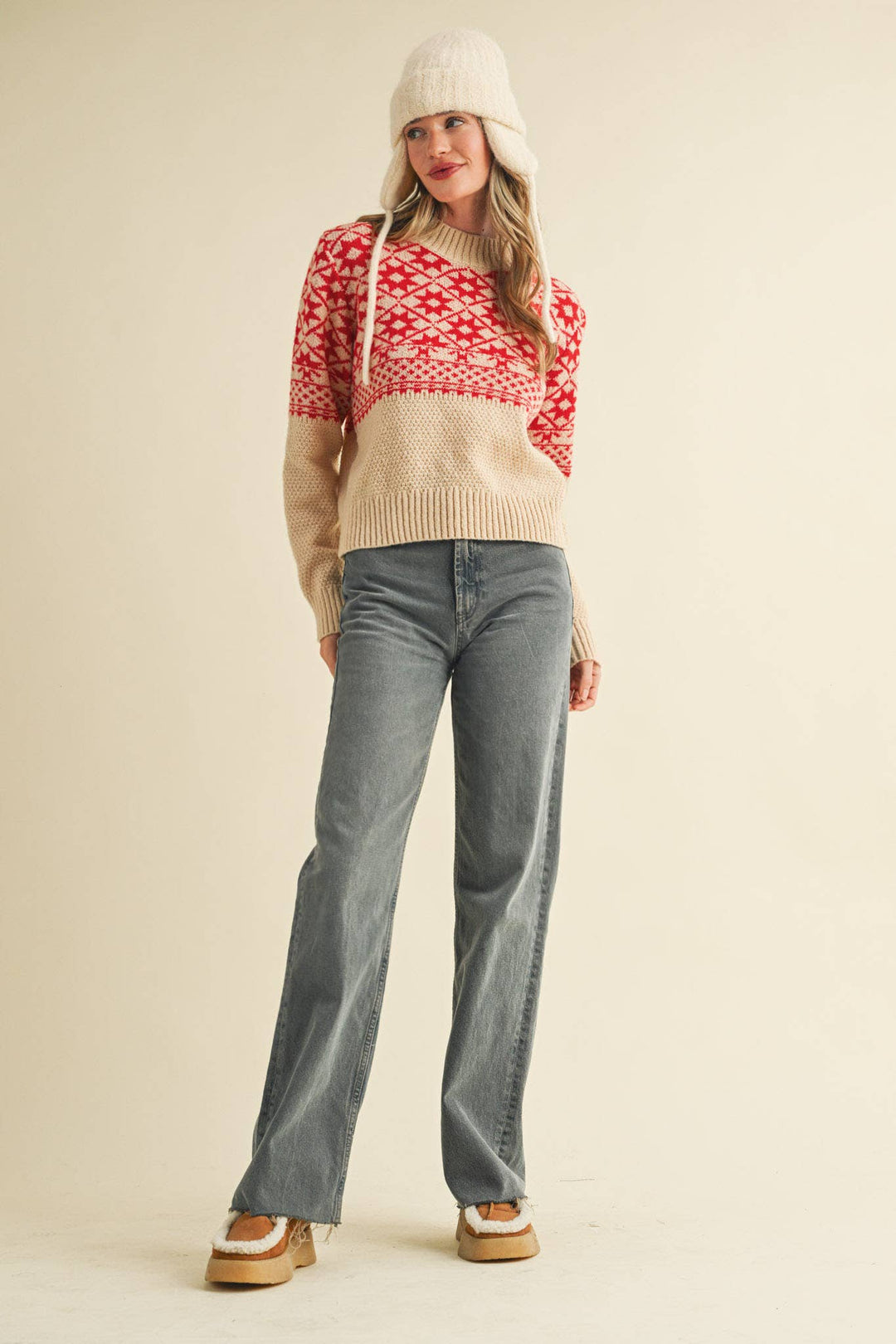 Winter Geo Sweater