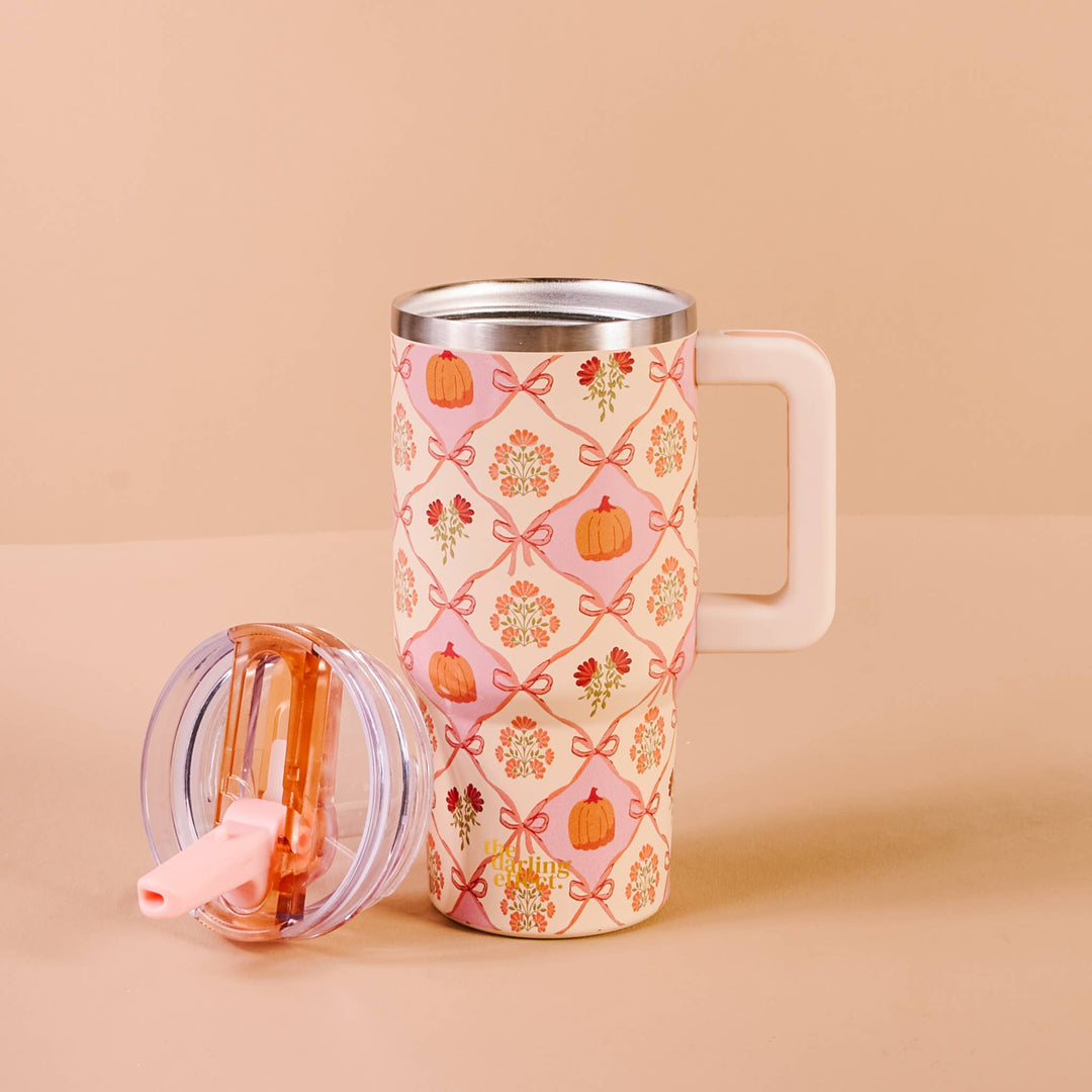 Patchwork Pumpkins Tumbler