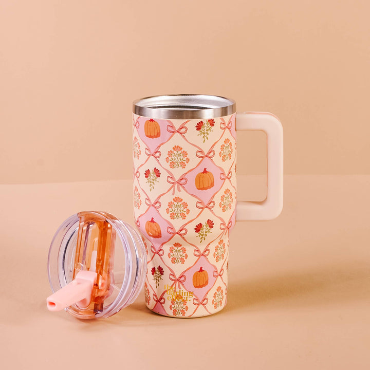 Patchwork Pumpkins Tumbler