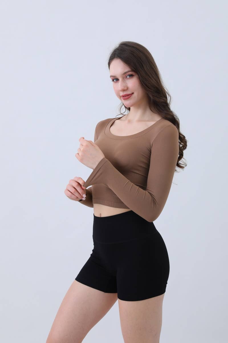 Long Sleeve Crop Top