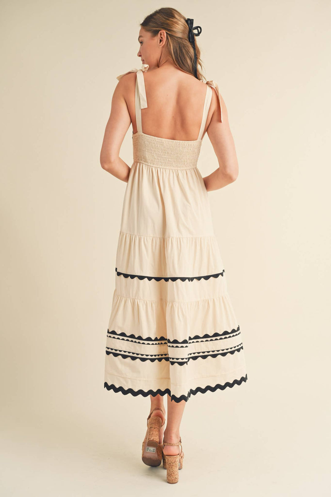 TIERED RIC RAC DRESS