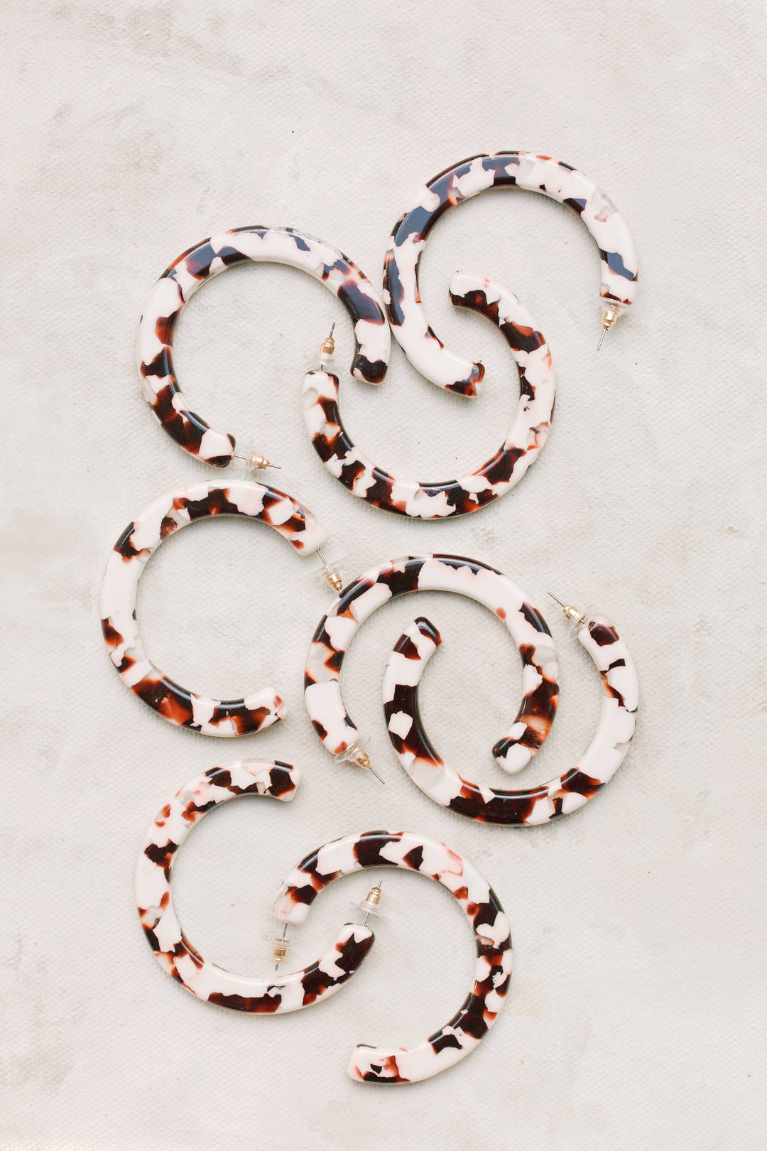 2" Cocoa Hoop Earrings