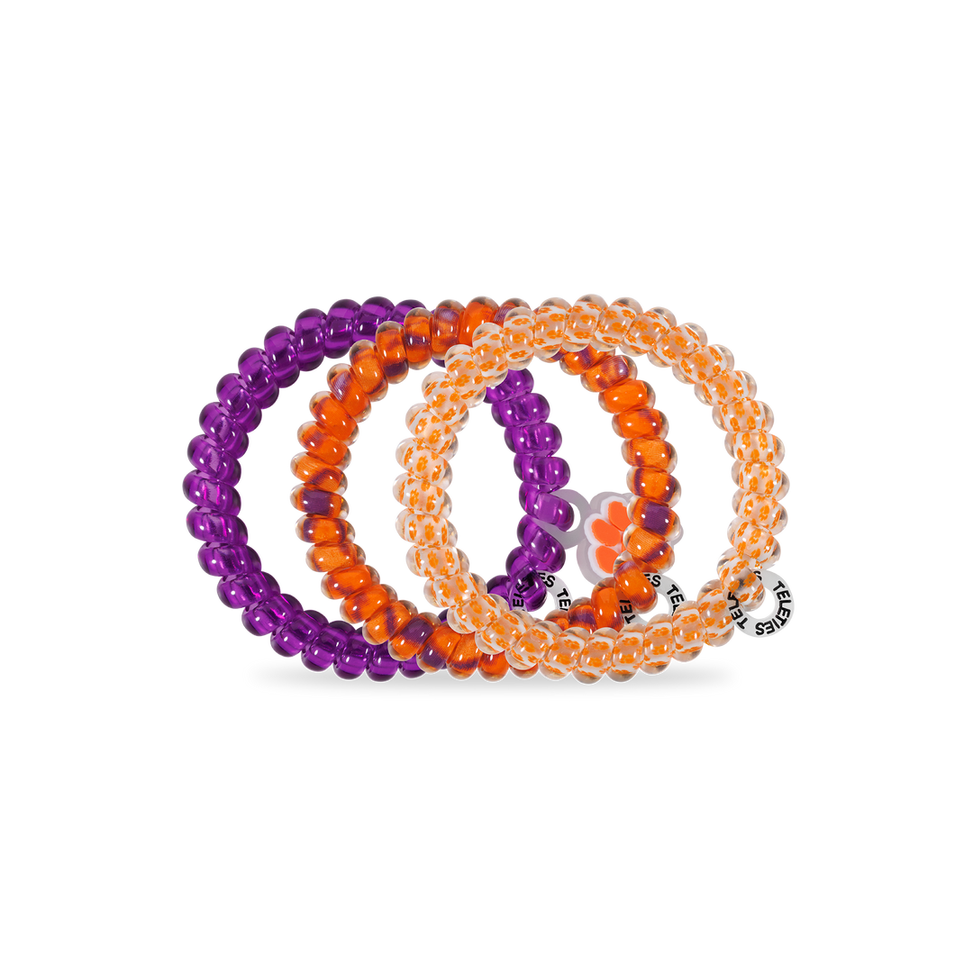 Spiral Hair Coils | Small | Go Tigers! Hair Ties