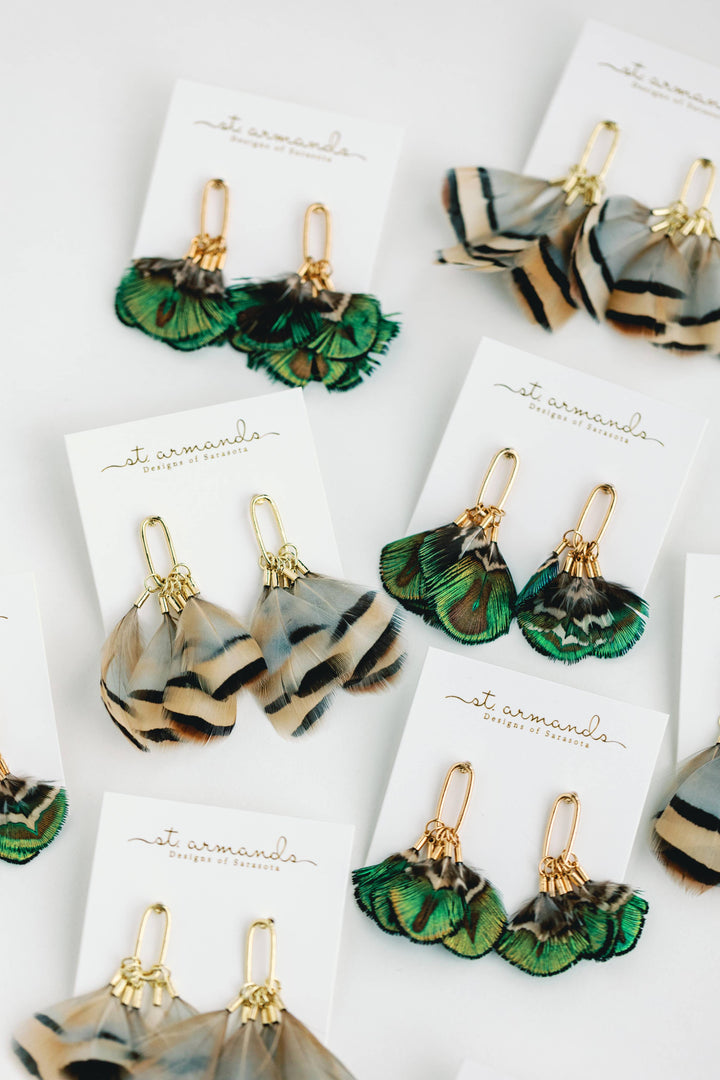 Mallard Feather Earrings