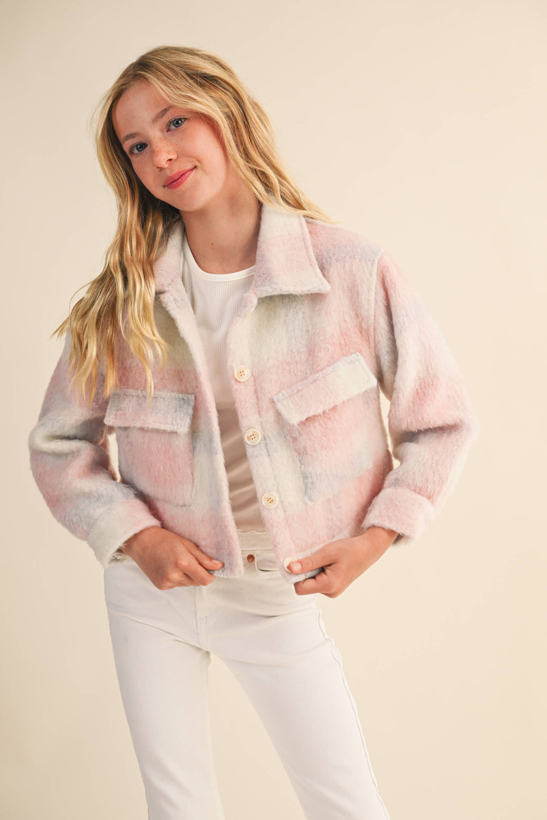 GIRLS CROPPED JACKET