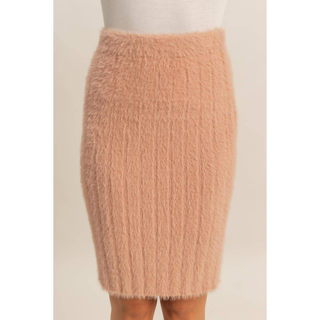 Blush Pencil Skirt