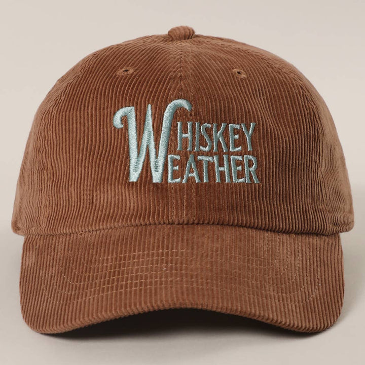 WHISKEY WEATHER Corduroy Cap