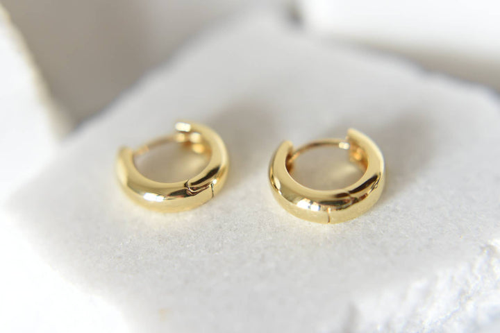 Gold Chunky Hoops