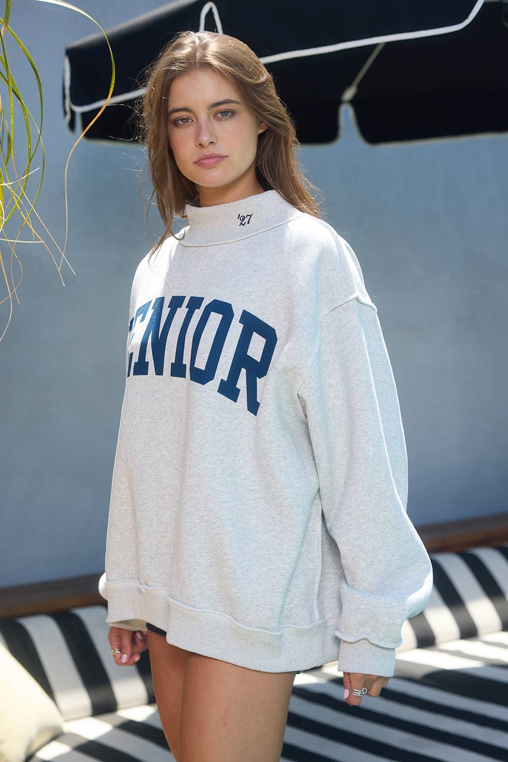 SENIOR' Reversible Mock-Neck Sweatshirt