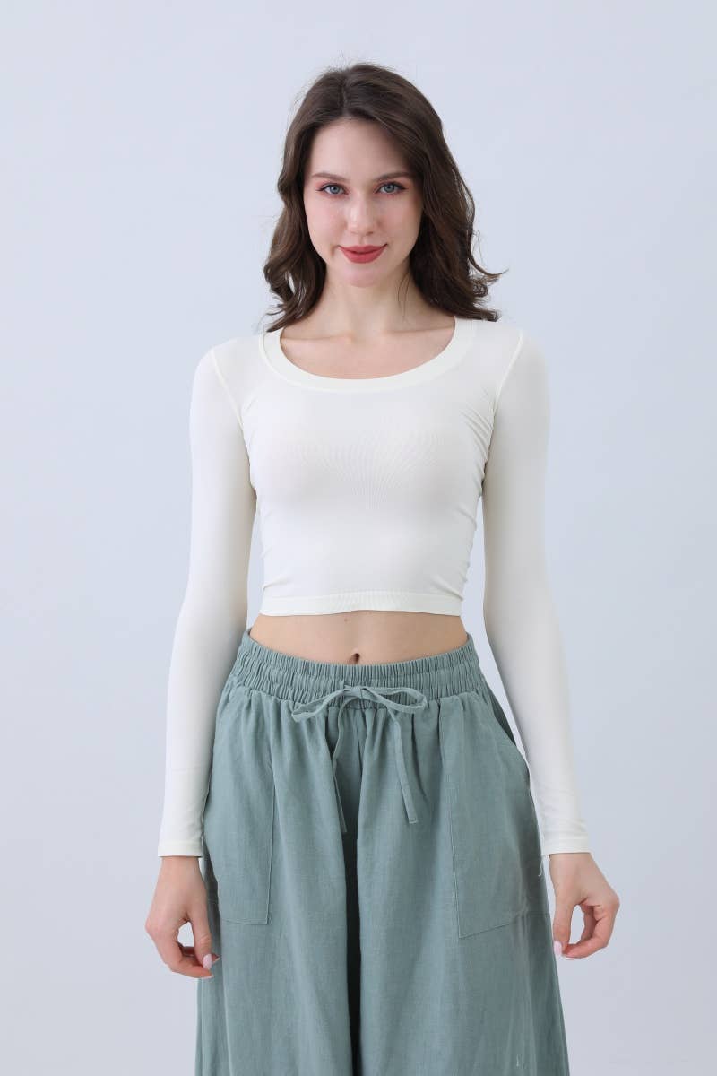 Long Sleeve Crop Top