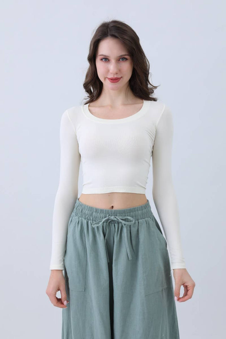 Long Sleeve Crop Top