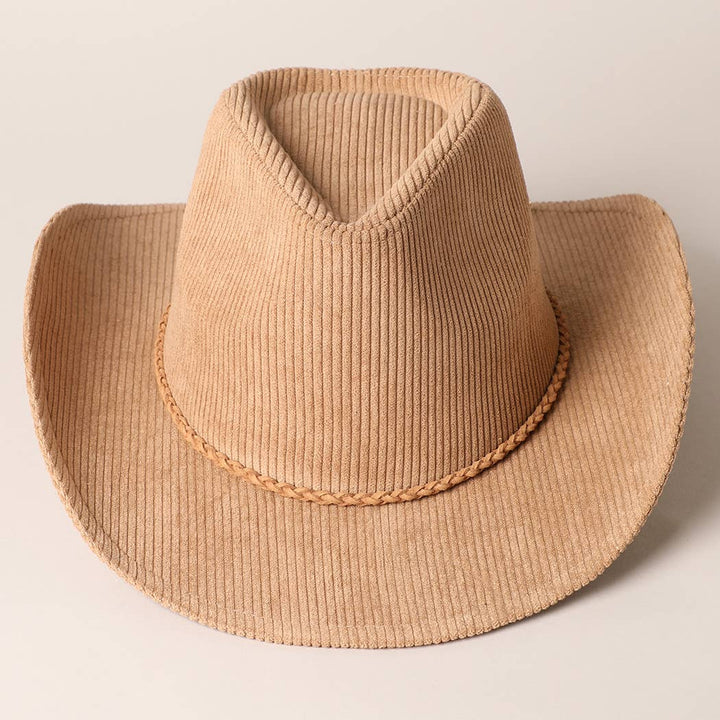 Western Corduroy Cowboy Hat