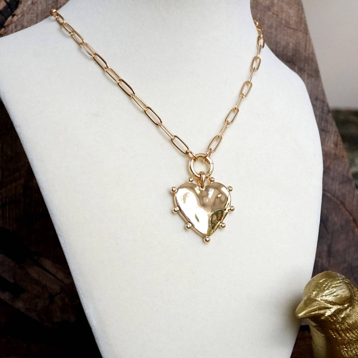 Modern Spiky Heart Necklace