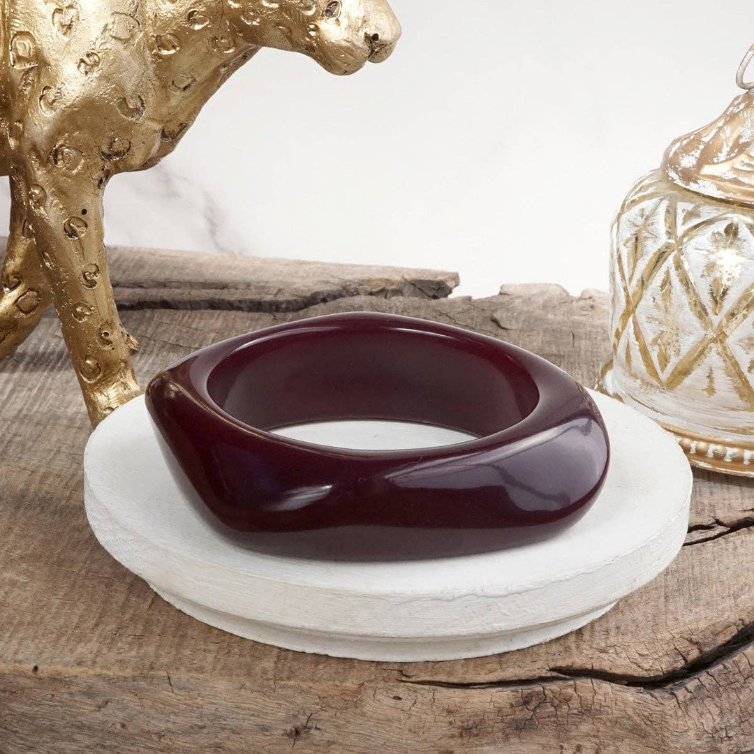 Square Acrylic Chunky Statement Bangle