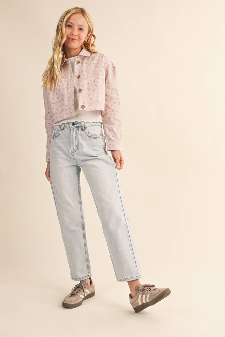 GIRLS CROPPED JACKET