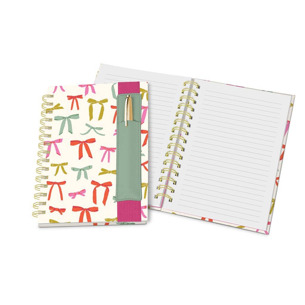 Put a Bow on It  Notebook with Pen Pocket