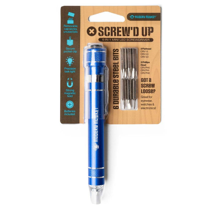 6-in-1 Mini LED Screwdriver