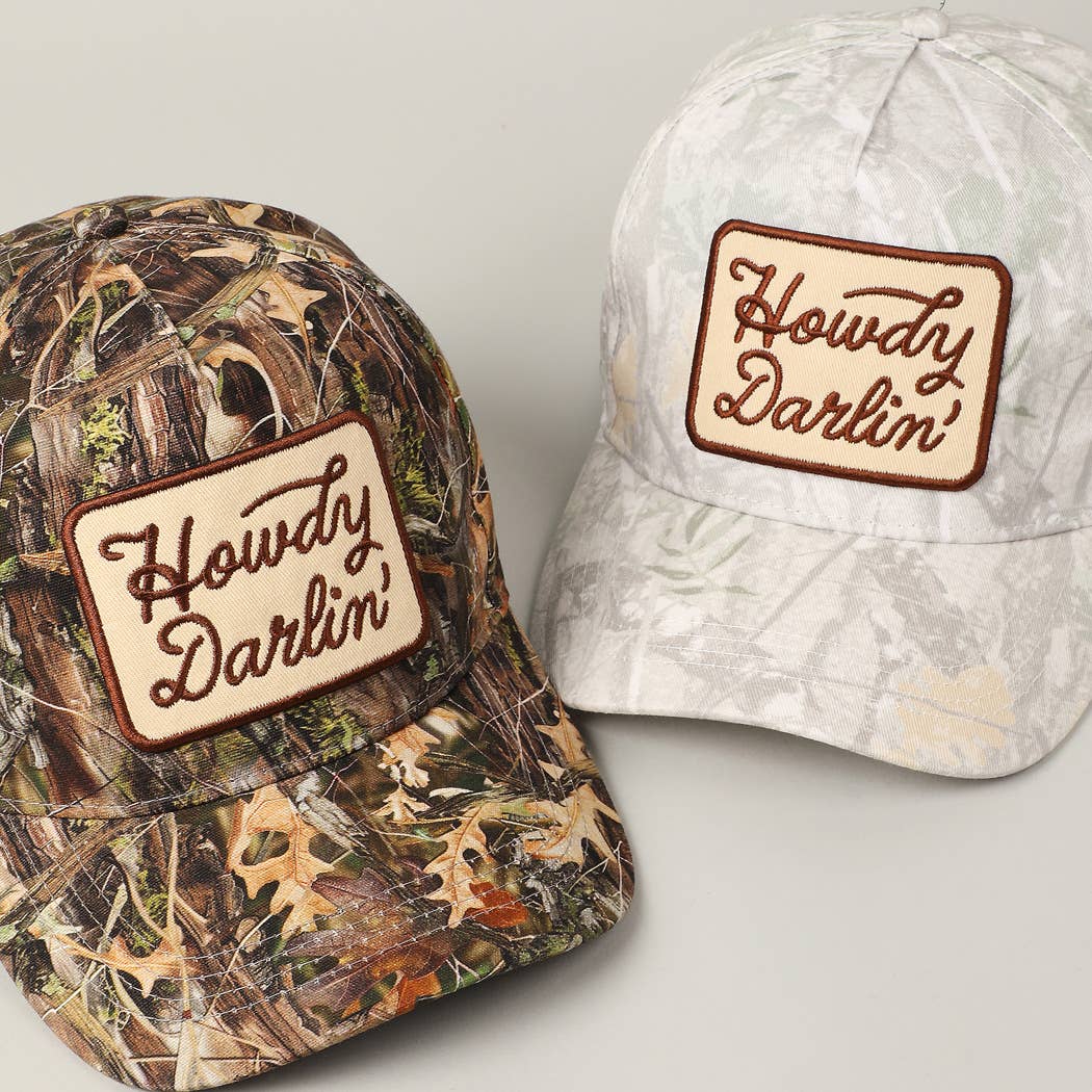 Howdy Darlin' Camo Trucker Hat