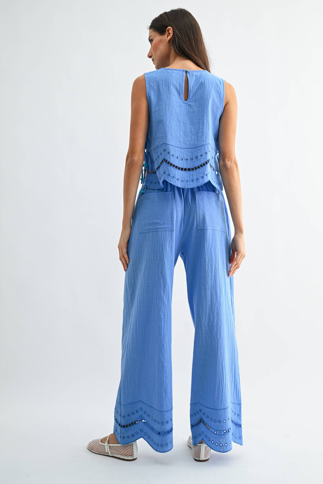 Embroidered Cotton Co-Ord Matching Set