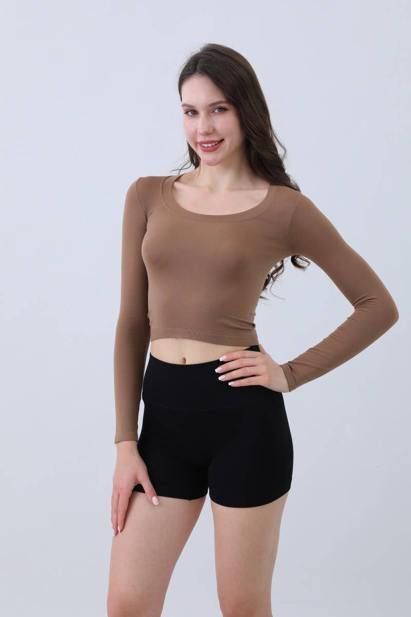 Long Sleeve Crop Top
