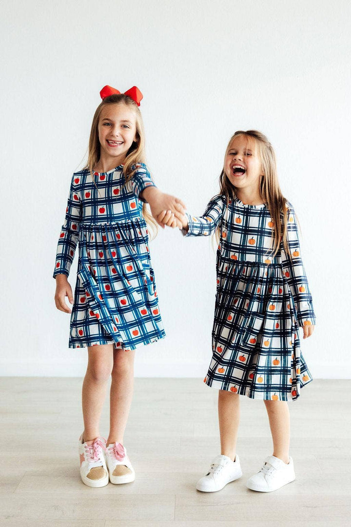 L/S Pocket Twirl Dress