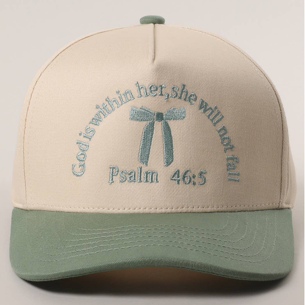 Psalm 46-5 Ribbon Trucker Hat