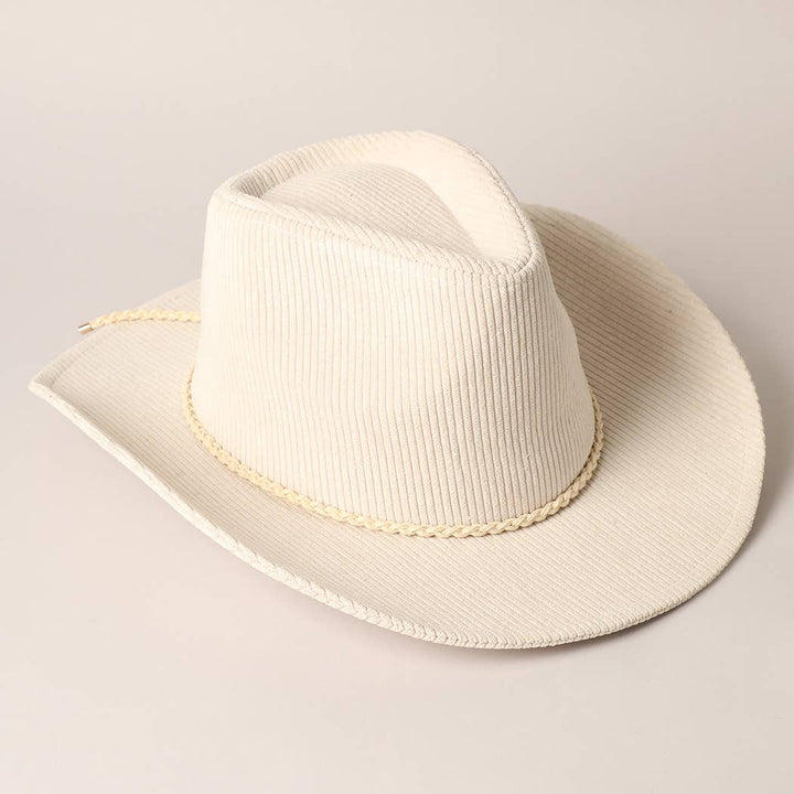 Western Corduroy Cowboy Hat