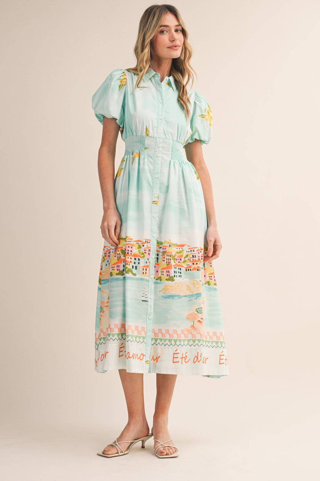 ISLANDS MIDI DRESS