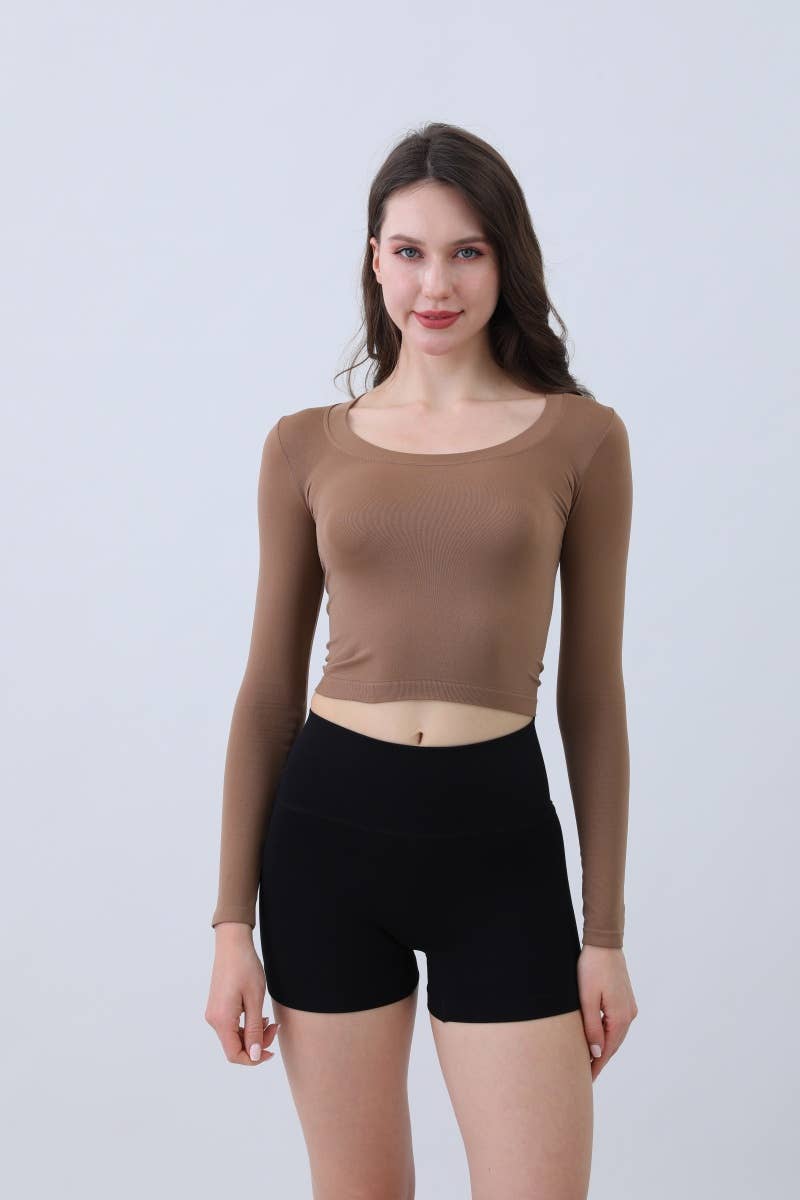 Long Sleeve Crop Top