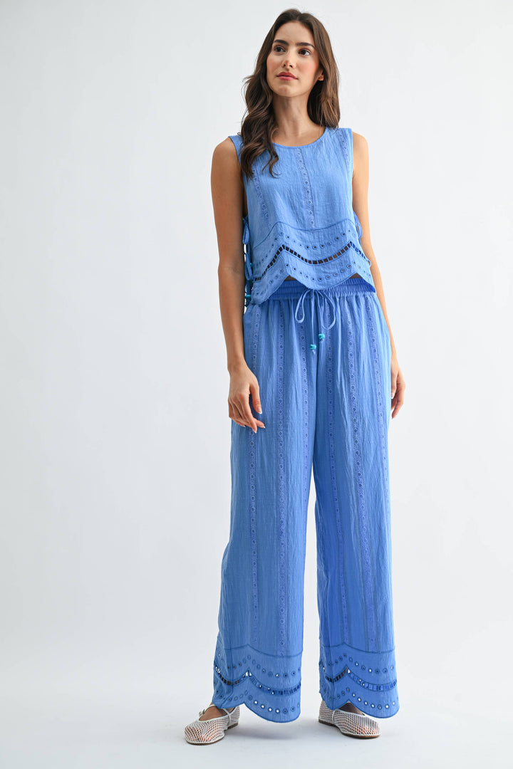 Embroidered Cotton Co-Ord Matching Set