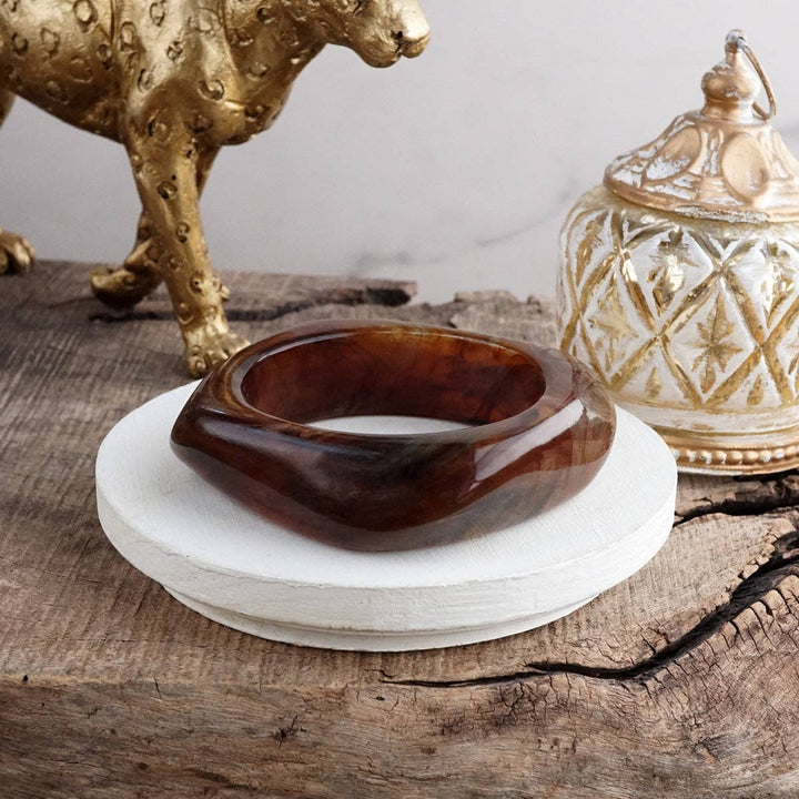 Square Acrylic Chunky Statement Bangle